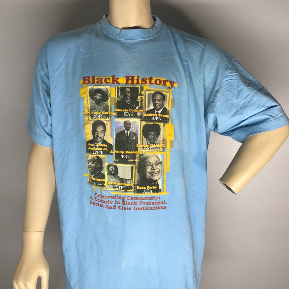 Black History Tee Double sided 3XL short Sleeve